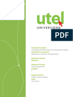 Tecnologías de Información en La Estrategia de Negocio Tarea 2