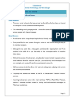 Chapter: 6.2 Email Networks and Servers Topic: 6.2.1 Email Network and Severs