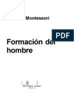 Montessori Maria Formacion Del Hombre