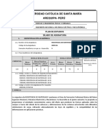 Silabo Resistencia de Materiales I V 2019-1