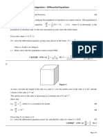 Differential Equations) Word Problem