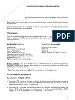 11 Titulaciones Por Precipitación Mediante Potenciometría