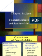 Chapter 16 Financial Management and Securities Markets