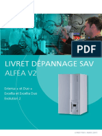 LIVRET DÉPANNAGE SAV ALFEA V2. Extensa + Et Duo + Excellia Et Excellia Duo Evolution 2 PDF