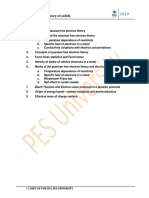 3 Quantum Theory of Solids Unit III