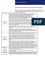 Curso Anual de Neurociencias Cognitivas, Neuropsicología y Neuropsiquiatría (A Distancia)