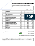 Presupuesto para Compensado Romeral Constructora