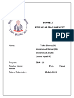 Model of Cash Management