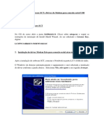 Instalação Do SCT e Driver Do Modem Siae