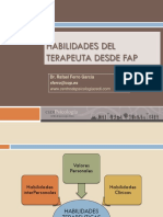 Habilidades Del Tereapeuta Desde Fap PDF