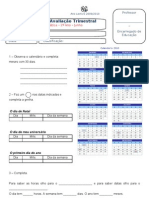 Ficha de Avaliação Final - Mat - 2ºano