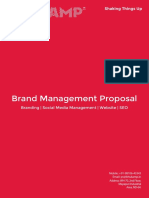 Brand Management Proposal - Bhukamp