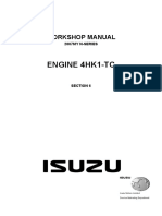 Engine 4Hk1-Tc: Workshop Manual