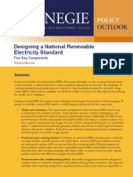 Designing A National Renewable Electricity Standard