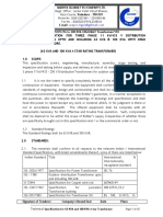 01 Final Technical Specification For 63 100 KVA 110-4