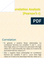 Pearson Correlation Analysis