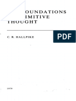 HALLPIKE, C. R. The Foundations of Primitive Thought PDF