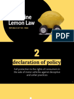 Lemon Law PDF