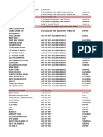 List of Compartments in The Ship Location: ST ND ST ND