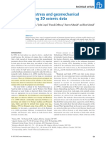 Stresses Seismic Data