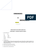 5 Años - Desempeños Abril