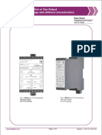 Ducer E15 - With One or Two Output: AC Current or AC Voltage With Different Characteristics