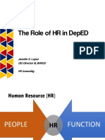 DHRA19 - The Role of HR in DepEd (Day 1) PDF