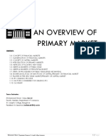 Stock Market: Primary Market