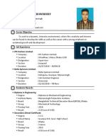 CV of Md. Omar Faruk Chowdhury 1