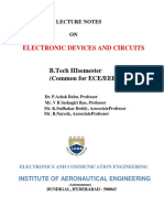 Iare - Ece - Edc Notes PDF