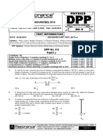 Target: Jee (Advanced) 2019: P H Y S I C S