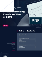 10 b2b Marketing Trends To Watch in 2019 PDF