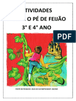 Atividades João e o Pé de Feijão PDF