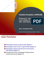 25 - Transformasi Fourier - Transformasi Fourier Dan Sifat-Sifatnya