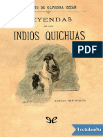 Leyendas de Los Indios Quichuas - Filiberto de Oliveira Cezar PDF