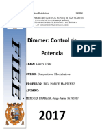 Dimmer Control de Potencia