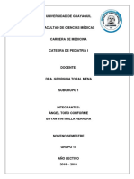 Subgrupo 1 - Concepto e Historia de La Pediatria