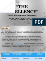 "The Excellence": Event Management Company