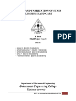 Design and Fabrication of Stair Climbing Hand Cart: Government Engineering College