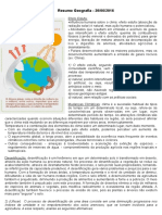 Resumo Mudanças Clima