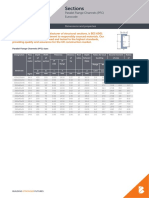 Parallel Flange Channels PFC Eurocode Data Sheet PDF