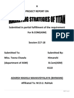 Project Report On Titan