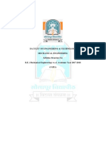 Faculty of Engineering & Technology Mechanical Engineering Syllabus Structure For B.E. (Mechanical Engineering) W.E.F. Academic Year 2017-2018 (CGPA)