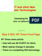 Finfet and Other New Transistor Technologies: Chenming Hu