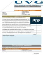 Lista de Cotejo