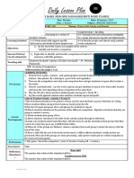 Daily Lesson Plan: Teacher'S Name:Mdm Nur Safawanie Binti Mohd Syahril