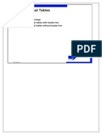 Internal Tables: Field Strings Internal Tables With Header Line Internal Tables Without Header Line