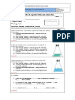 Evaluación de Apresto Ciencias Naturales