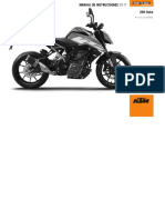 KTM 250 Duke (2017) Manual de Instrucciones Esp PDF