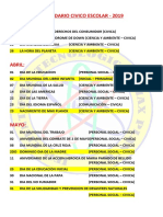 Calendario Civico Escolar